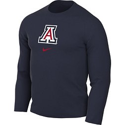 Nike Men's Arizona Wildcats Navy Spotlight Basketball Dri-FIT Long Sleeve T-Shirt