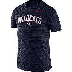Nike Men's Arizona Wildcats Navy Dri-FIT Velocity Football T-Shirt