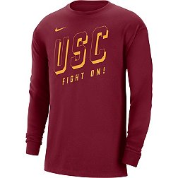 Nike Men's USC Trojans Cardinal Max90 Fight On! Long Sleeve T-Shirt
