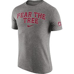 Nike Men's Stanford Cardinal Grey Fear the Tree Dri-FIT Tri-Blend T-Shirt
