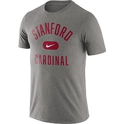 Nike Men's Stanford Cardinal Grey Basketball Team Arch T-Shirt