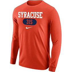 Nike Men's Syracuse Orange Orange Syracuse 315 Area Code Long Sleeve T-Shirt