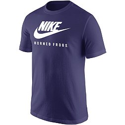 Nike Men's TCU Horned Frogs Purple Core Cotton Futura T-Shirt