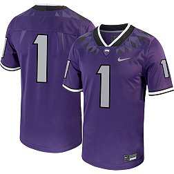 Nike Men's TCU Horned Frogs #1 Purple Untouchable Game Football Jersey
