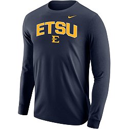 Nike Men's East Tennessee State Buccaneers Navy Core Cotton Long Sleeve T-Shirt