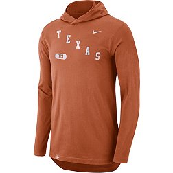 Nike Men's Texas Longhorns Burnt Orange Dri-FIT Long Sleeve Hoodie T-Shirt