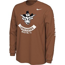 Nike Men's Texas Longhorns Burnt Orange Vault Logo Long Sleeve T-Shirt