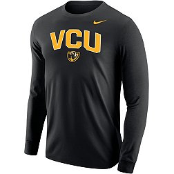 Nike Men's VCU Rams Black Core Cotton Long Sleeve T-Shirt