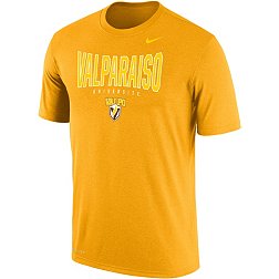 Nike Men's Valparaiso Beacons Gold Dri-FIT Cotton T-Shirt
