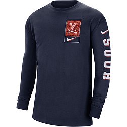 Nike Men's Virginia Cavaliers Blue Max90 Long Sleeve T-Shirt