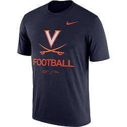 Nike Men's Virginia Cavaliers Blue Dri-FIT Football Legend T-Shirt