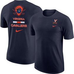 Nike Men's Virginia Cavaliers Blue Dri-FIT Cotton DNA T-Shirt