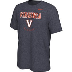 Nike Men's Virginia Cavaliers Blue Dri-FIT Graphic Tri-Blend T-Shirt