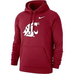 Nike Men's Washington State Cougars Crimson Club Fleece Pullover Hoodie
