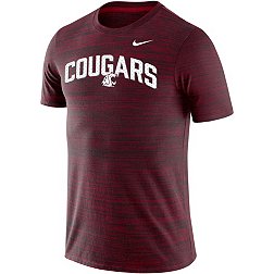 Nike Men's Washington State Cougars Crimson Dri-FIT Velocity Legend Football Sideline Team Issue T-Shirt