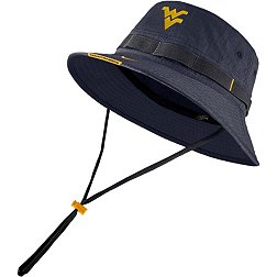 Nike Men's West Virginia Mountaineers Blue Dry Football Sideline Bucket Hat