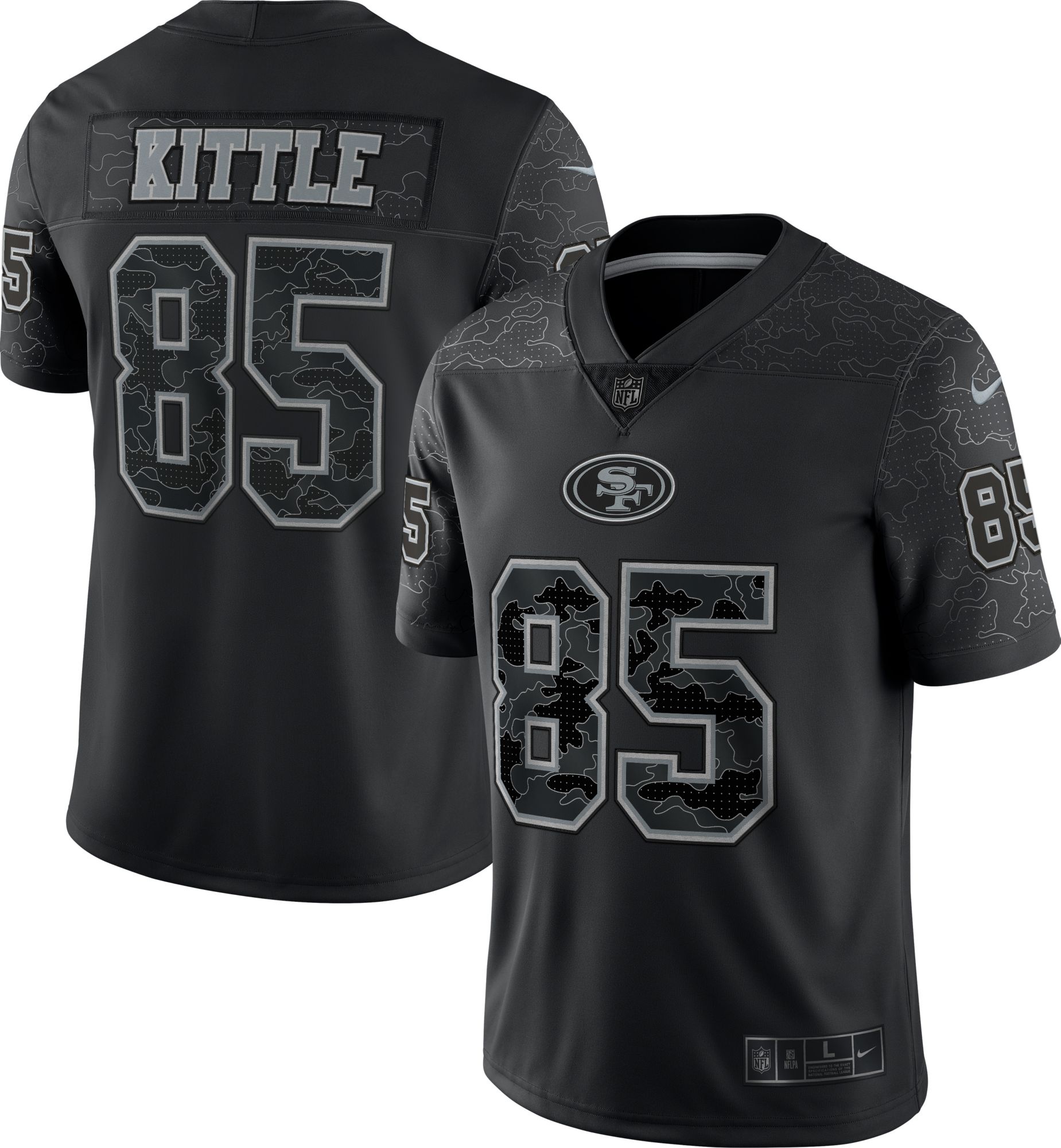 Men's Seattle Seahawks Jamal Adams Nike Black RFLCTV Limited Jersey