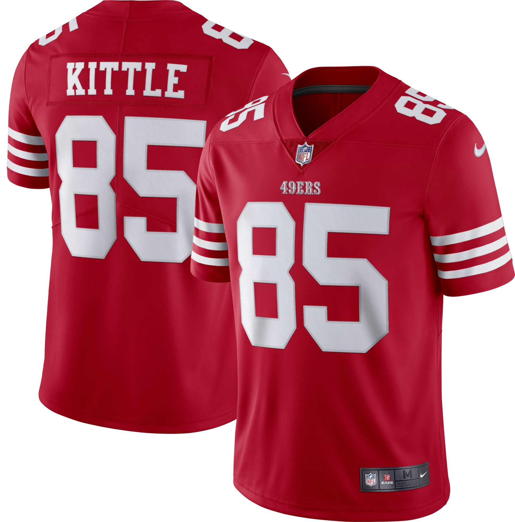 Nike / Men's San Francisco 49ers George Kittle #85 Red Limited Jersey