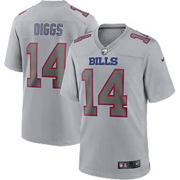 Nike Men's Buffalo Bills Stefon Diggs #14 Atmosphere Grey Game Jersey