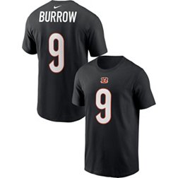 Nike Men's Cincinnati Bengals Joe Burrow #9 Black T-Shirt