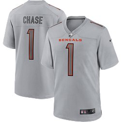 Nike Men's Cincinnati Bengals Ja'Marr Chase #1 Atmosphere Grey Game Jersey