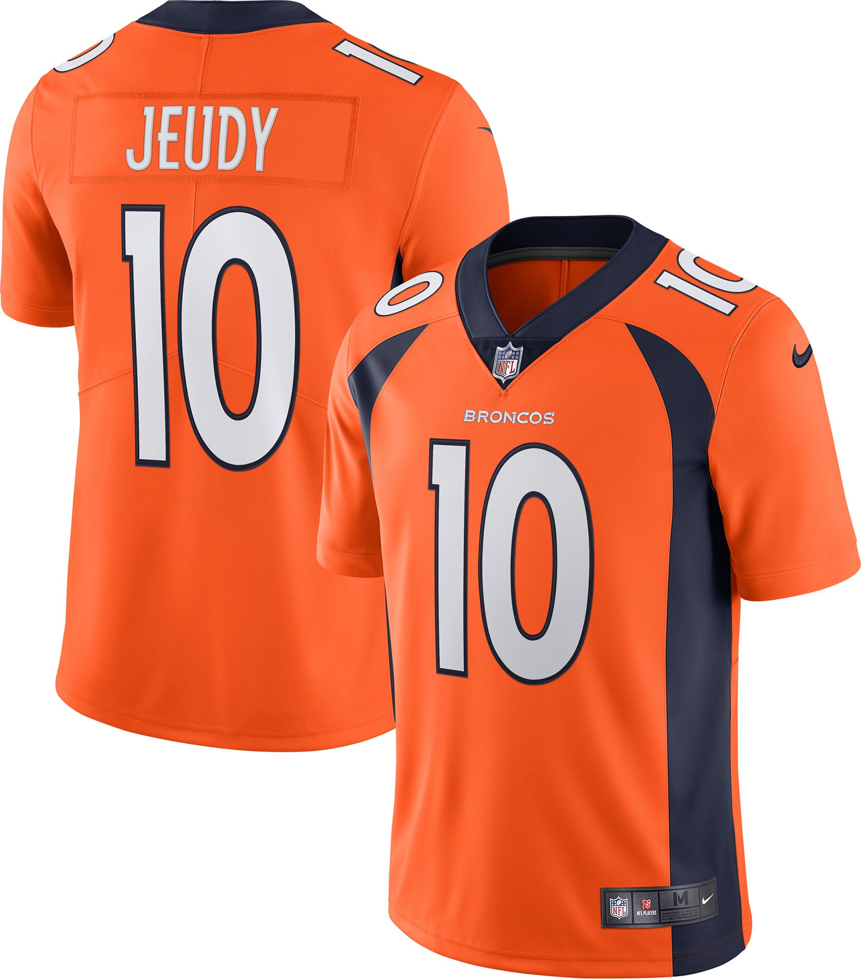 Nike Men's Nike Justin Simmons Orange Denver Broncos Vapor Limited Jersey