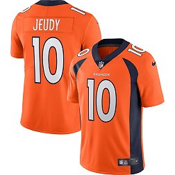 Nike Men's Denver Broncos Jerry Jeudy #10 Vapor Limited Orange Jersey