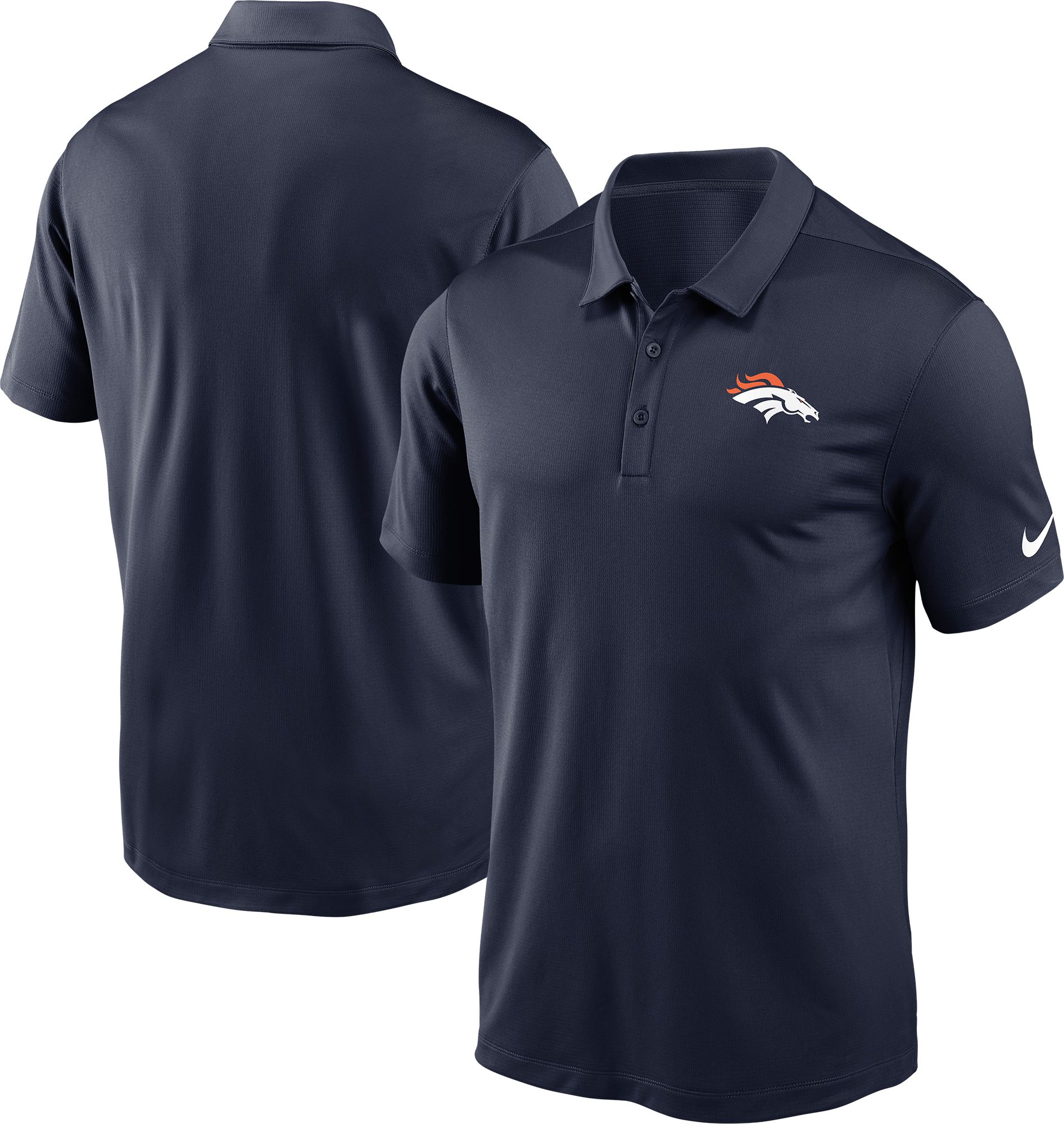 Denver Broncos Nike Dri-Fit Cotton Long Sleeve Raglan T-Shirt - Mens