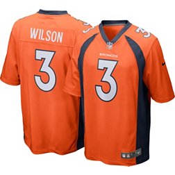 Nike Men's Denver Broncos Russell Wilson #3 Orange Game Jersey