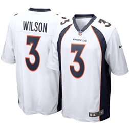 Nike Men's Denver Broncos Russell Wilson #3 White Game Jersey