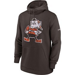 Nike Men's Cleveland Browns Historic Brown Pullover Hoodie