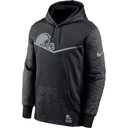 Nike Men's Cleveland Browns Reflective Black Therma-FIT Hoodie