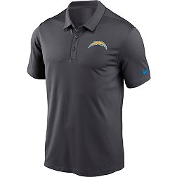 Nike Men's Los Angeles Chargers Franchise Anthracite Polo