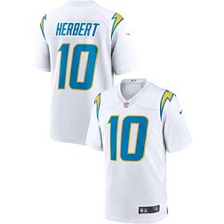 Nike Men's Los Angeles Chargers Justin Herbert #10 White Game Jersey