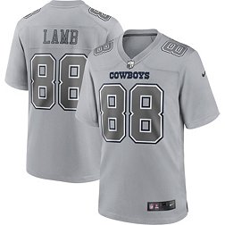 Nike Men's Dallas Cowboys CeeDee Lamb #88 Atmosphere Grey Game Jersey
