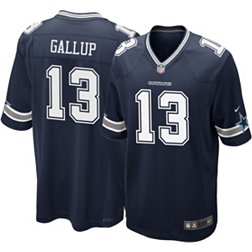 Nike Men's Dallas Cowboys Michael Gallup #13 Navy Game Jersey