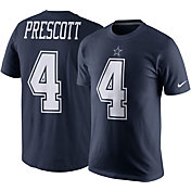 Nike Men's Dallas Cowboys Dak Prescott #4 Navy T-Shirt