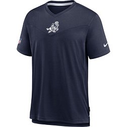 Nike Men's Dallas Cowboys Sideline Coaches Throwback Navy T-Shirt