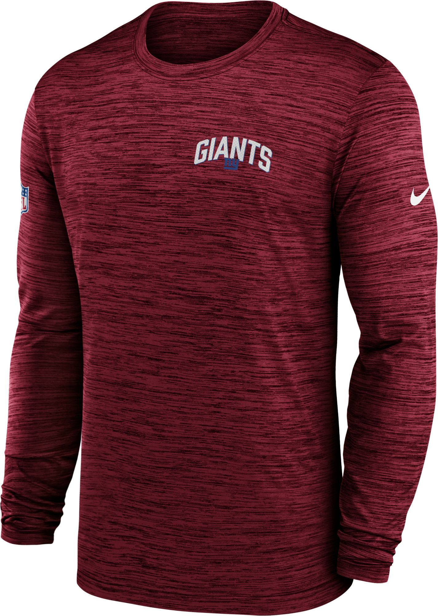 Dick's Sporting Goods Nike Men's New York Giants Sideline Legend Velocity  White T-Shirt