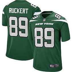 Nike Men's New York Jets Jeremy Ruckert #89 Green Game Jersey