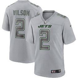 Nike Men's New York Jets Zach Wilson #2 Atmosphere Grey Game Jersey