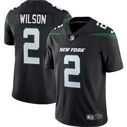 Nike Men's New York Jets Zach Wilson #2 Vapor Limited Alternate Black Jersey