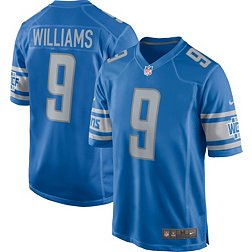 Nike Men's Detroit Lions Jameson Williams #9 Blue Game Jersey