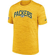 Nike Men's Green Bay Packers Sideline Legend Velocity Gold T-Shirt