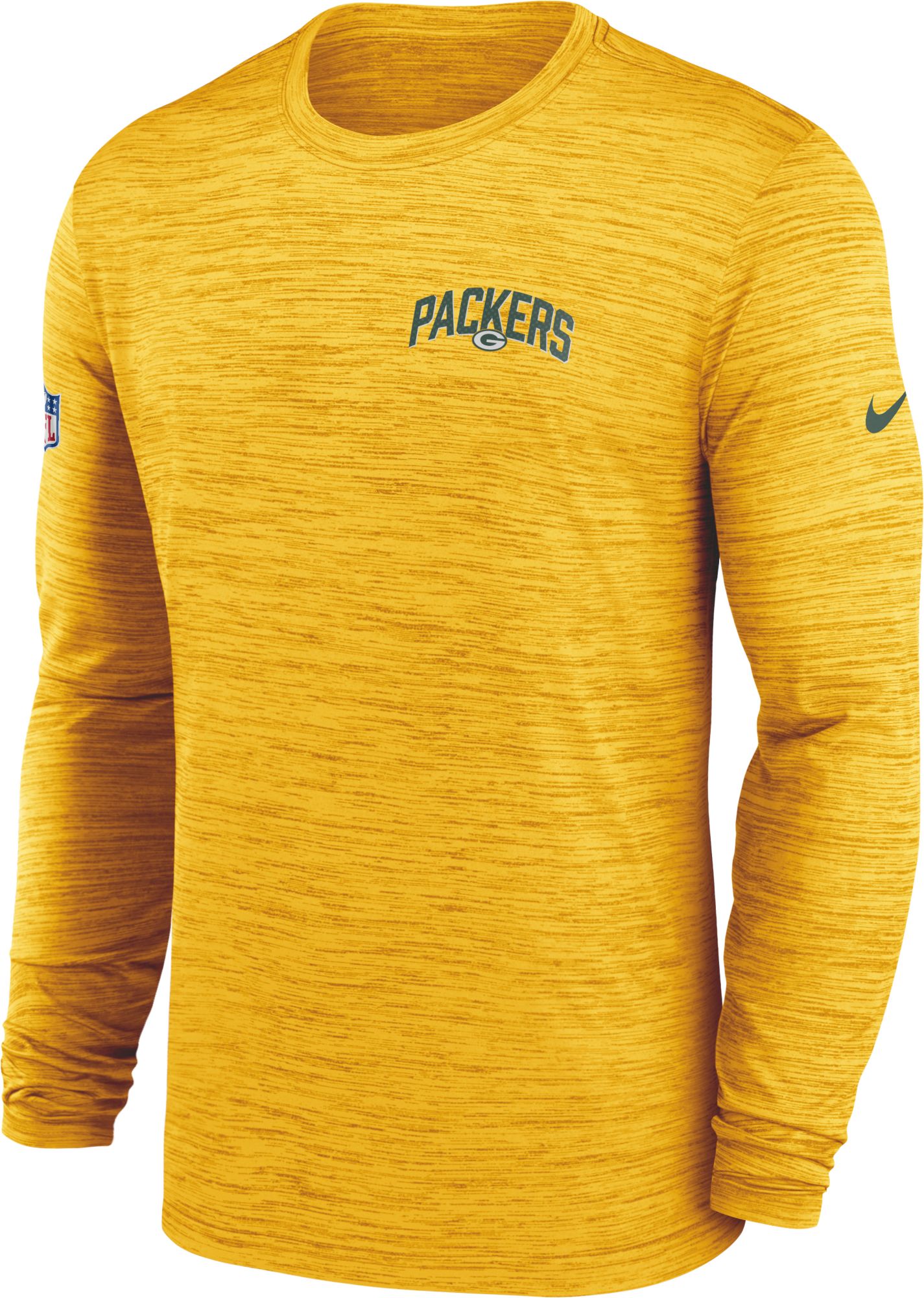 Nike / Men's Green Bay Packers Sideline Legend Velocity Gold