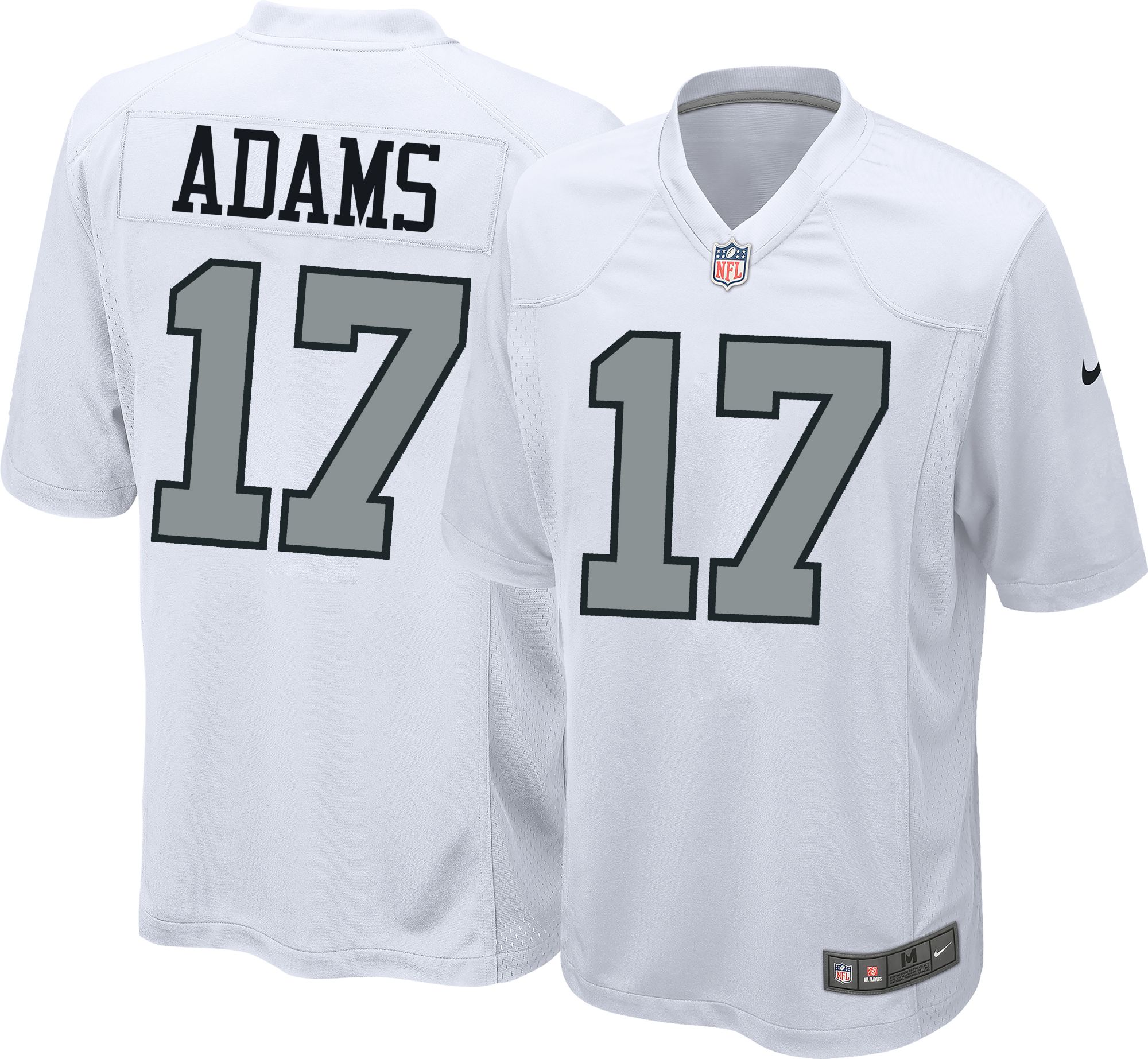 Nike Men's Las Vegas Raiders Davante Adams #17 Atmosphere Game Game Jersey