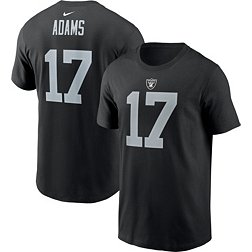 Nike Men's Las Vegas Raiders Davante Adams #17 Logo Black T-Shirt