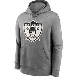 Nike Men's Las Vegas Raiders Historic Club Grey Pullover Hoodie