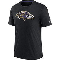 Nike Men's Baltimore Ravens Historic Logo Black T-Shirt