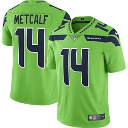 Nike Men's Seattle Seahawks DK Metcalf #14 Vapor Limited Green Jersey